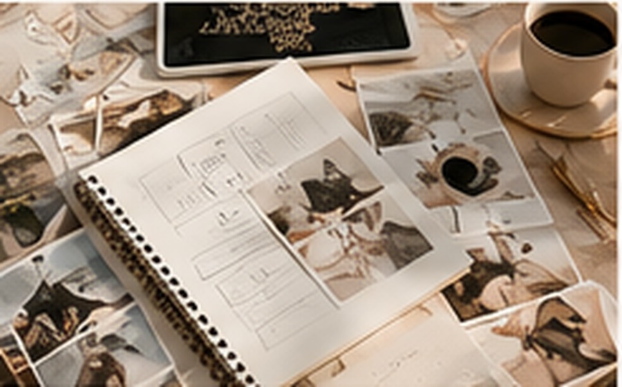 Beautiful creative planning and inspiration boards